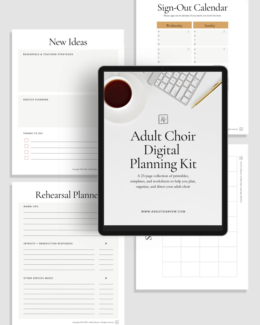 Adult Choir Digital Planning Kit
