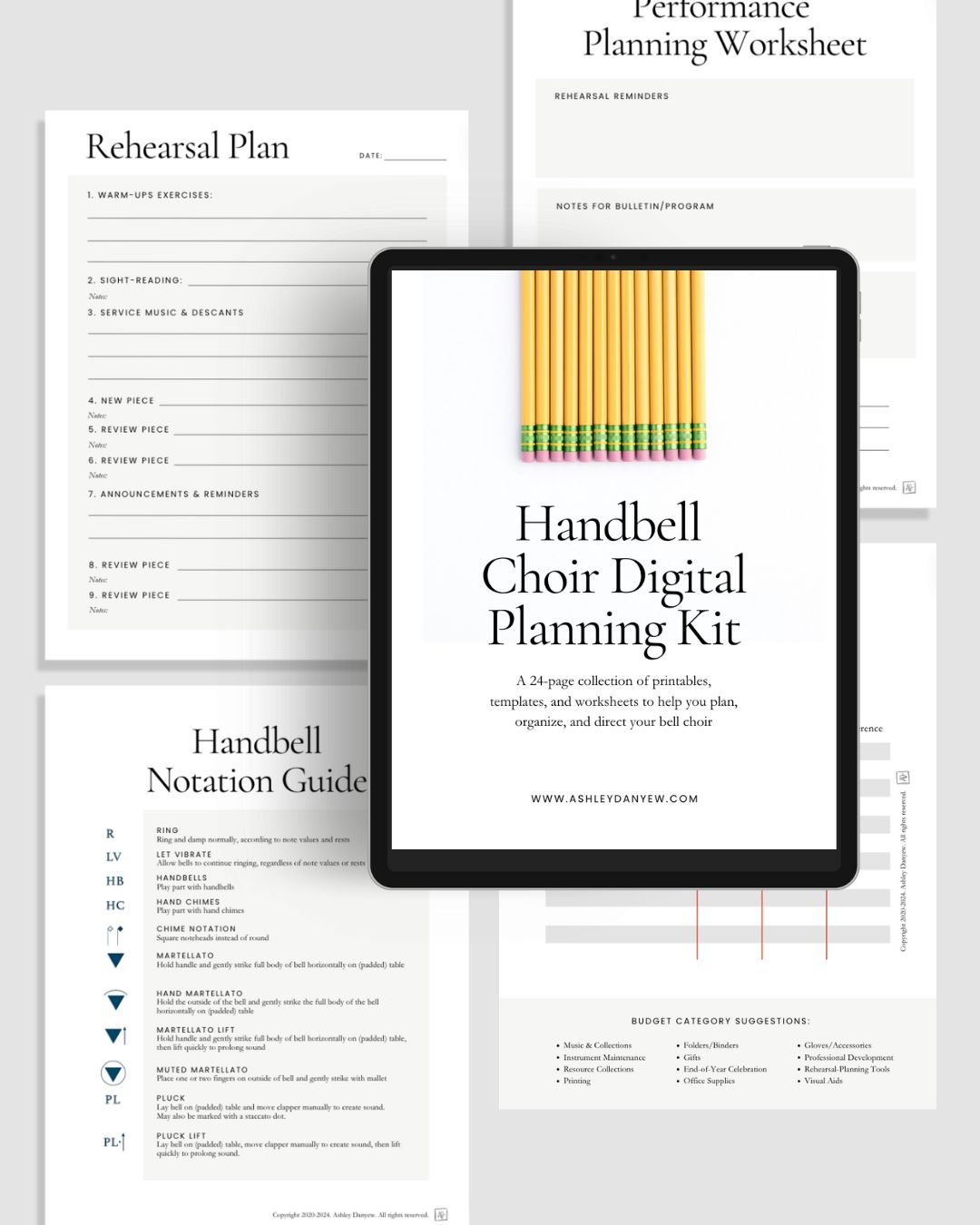 Planning Kit for Handbell Choir Directors